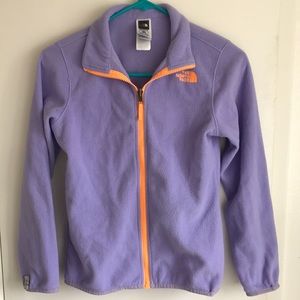 Lavender (The North Face) fleece jacket-
